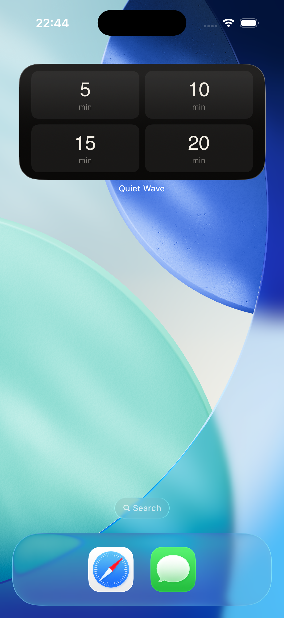 Quiet — Home Screen widgets